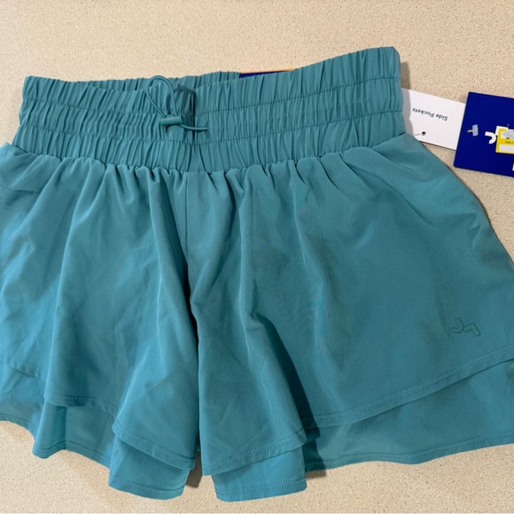 JoyLab Pants - JoyLab High Waist Women Shorts in Teal small